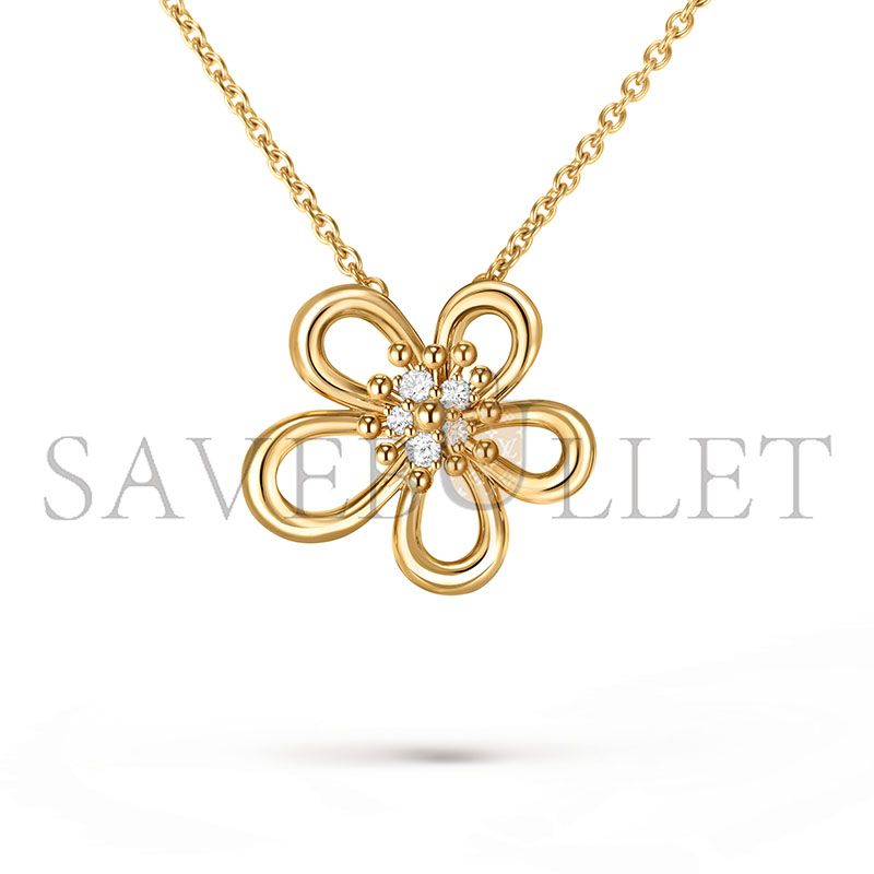 VAN CLEEF ARPELS FLOWERLACE PENDANT VCARPME200